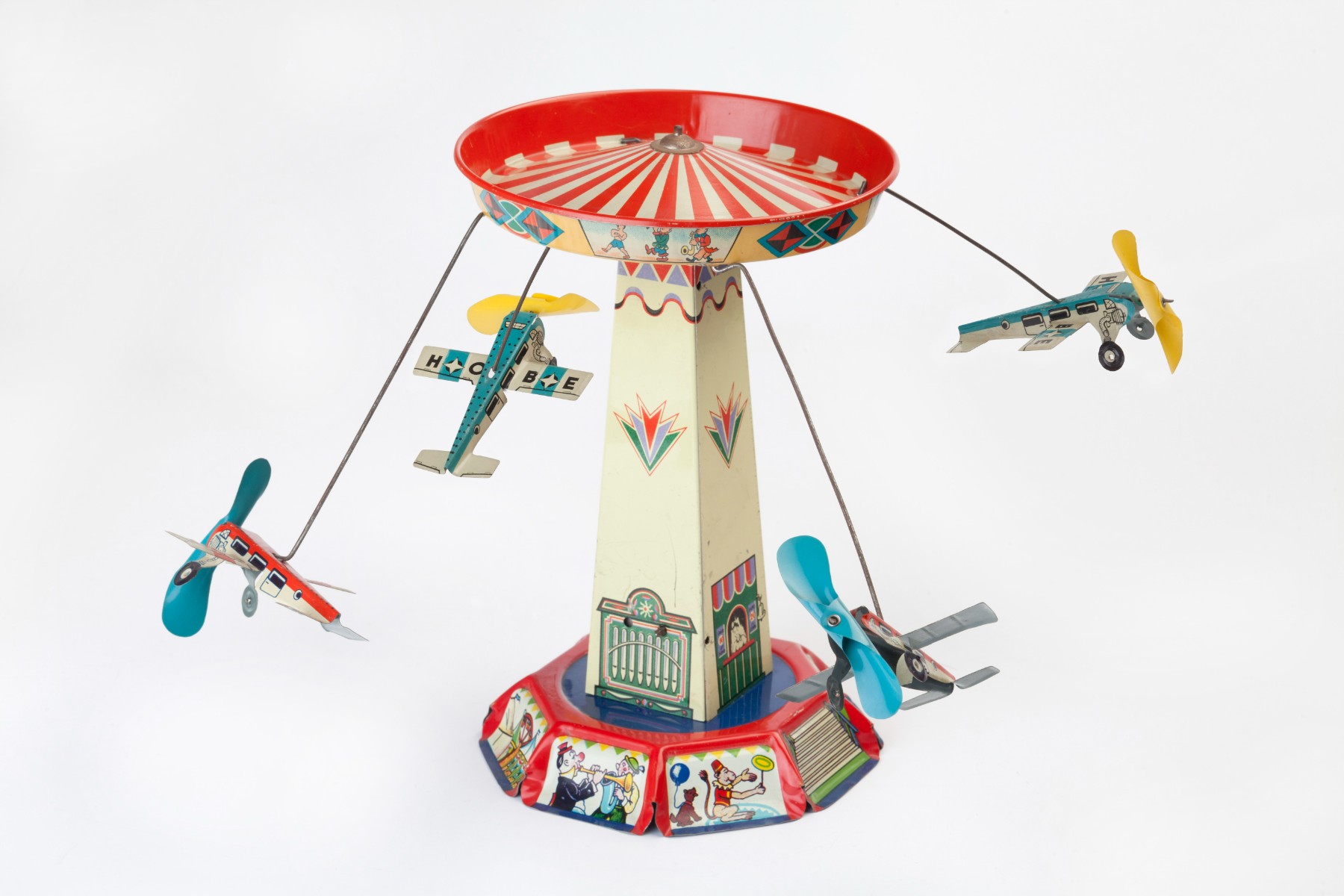Carrousel à quatre avions