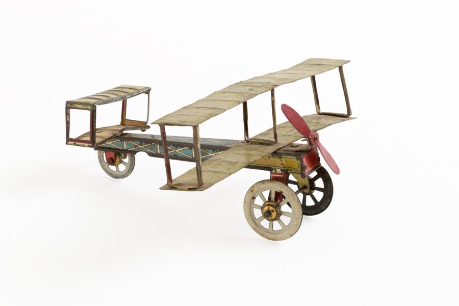 Biplan penny toy