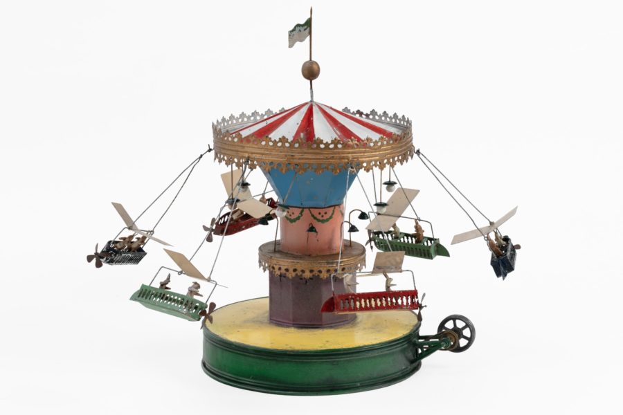 Carrousel aux lapins en nacelles aériennes
