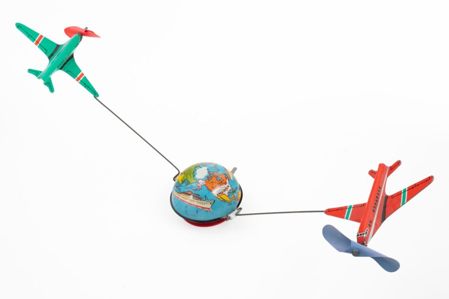 Avions autour du globe