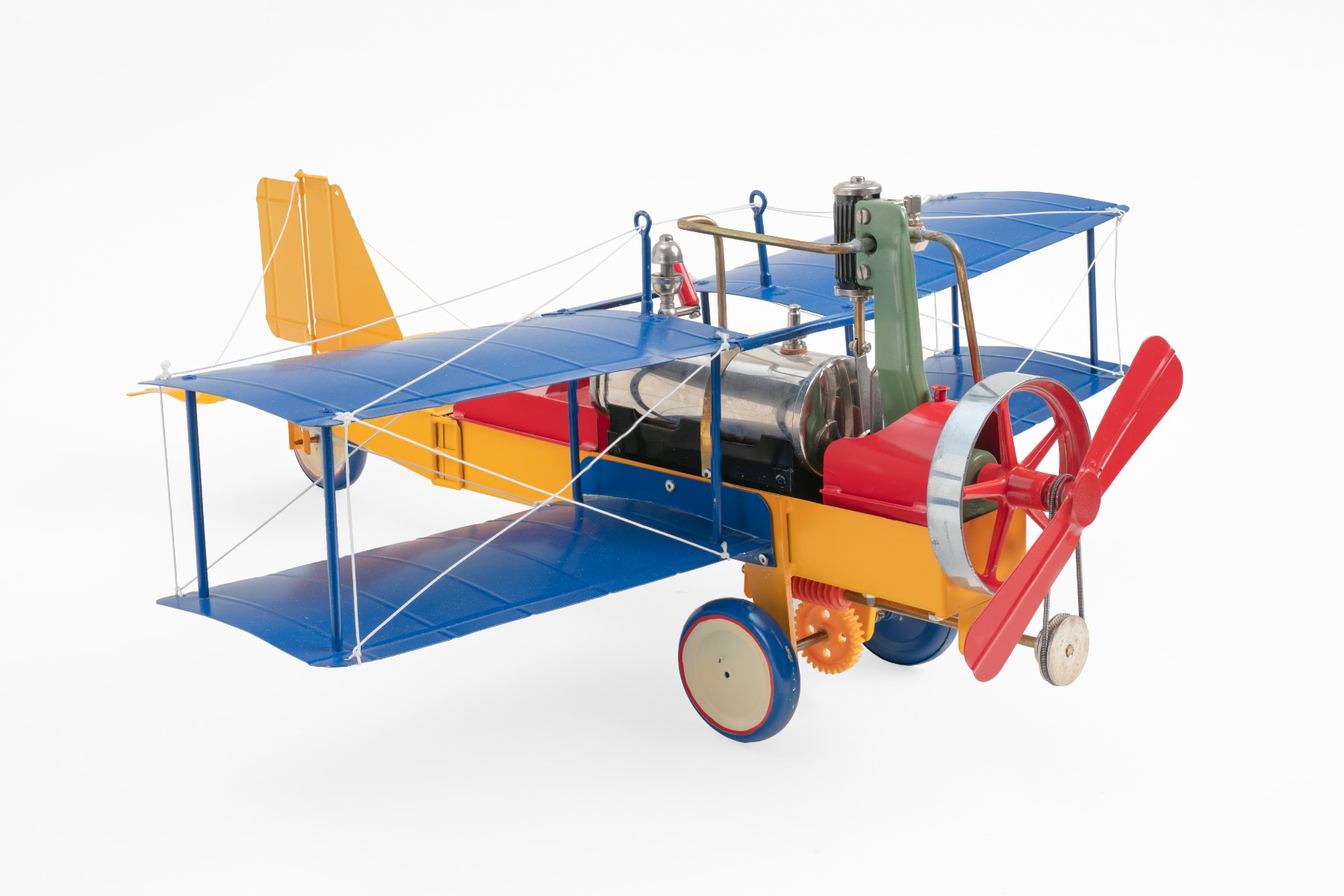 Steam powered biplane