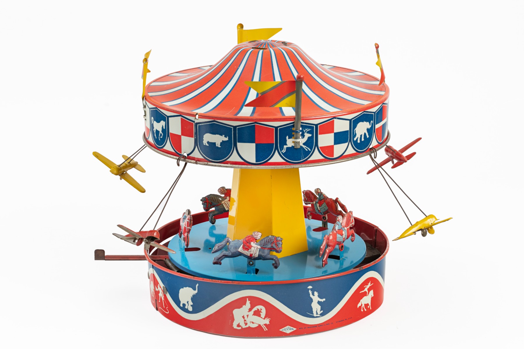 Carrousel aux chevaux et avions