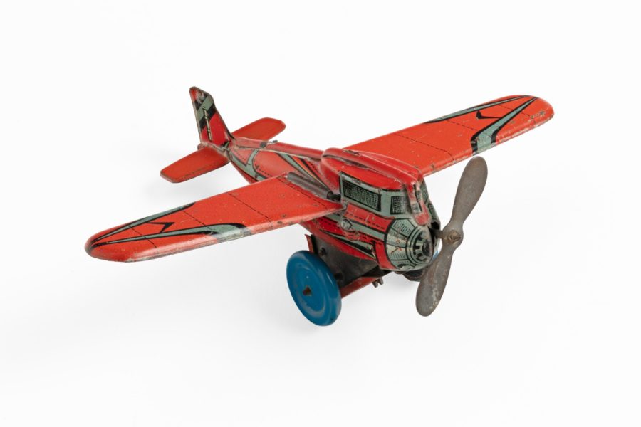 Avion à ailes pliantes