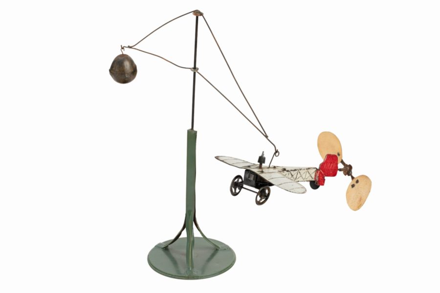 Avion de Blériot autour d’un mât