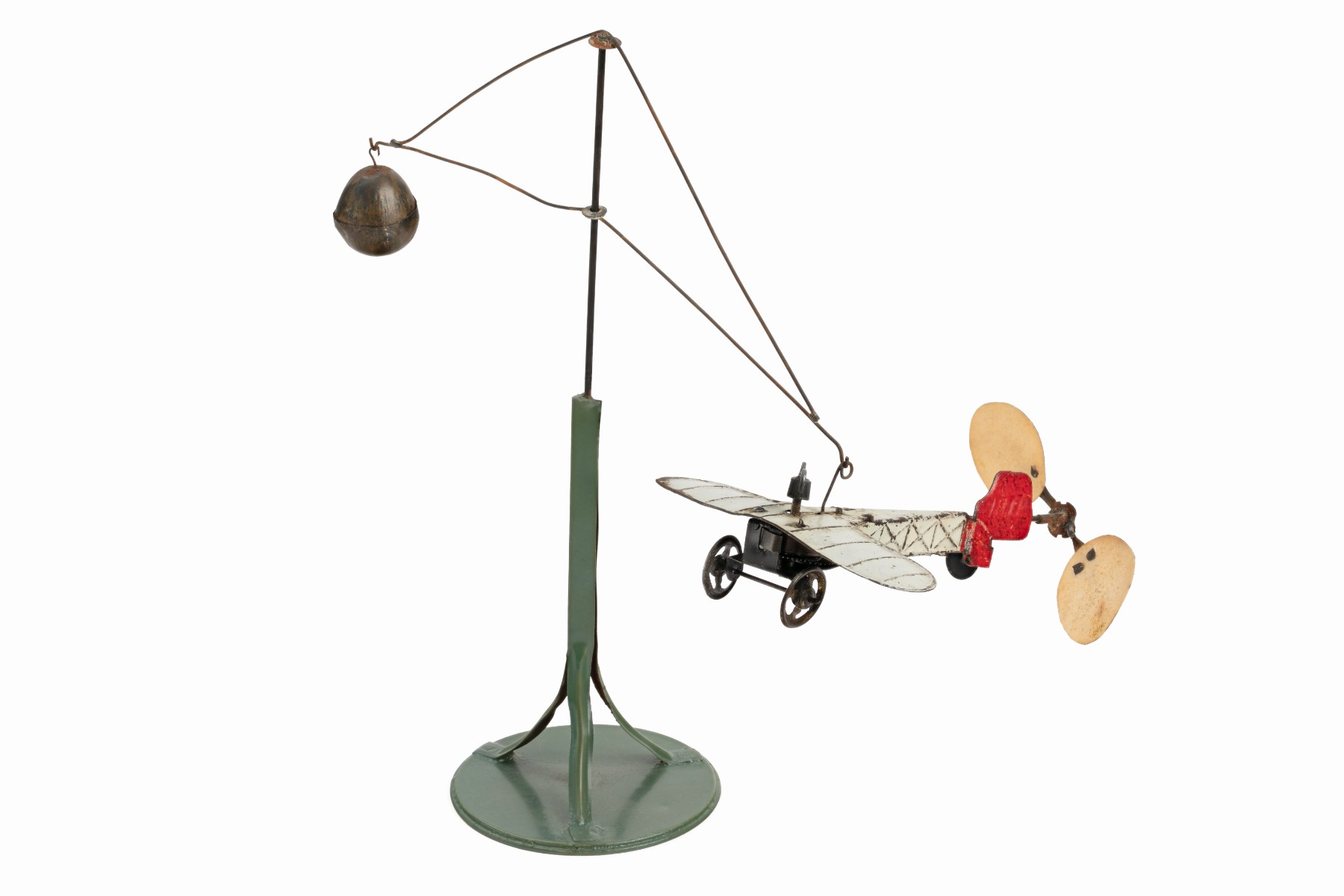 Avion de Blériot autour d’un mât