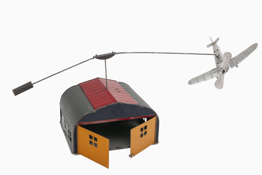 Hangar et avion
