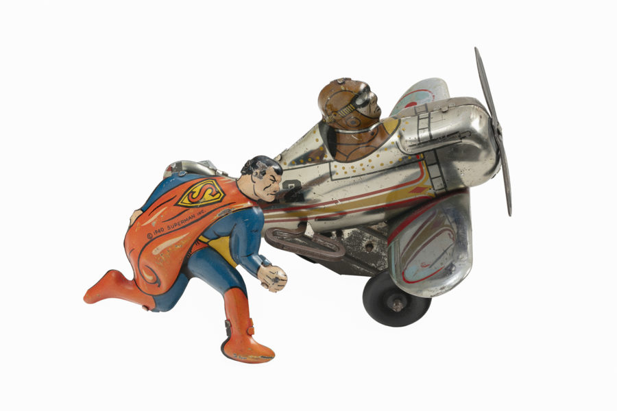 Superman and the airplane